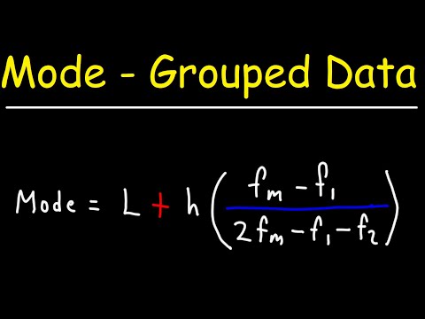 How To Calculate the Mode of Grouped Data - Statistics