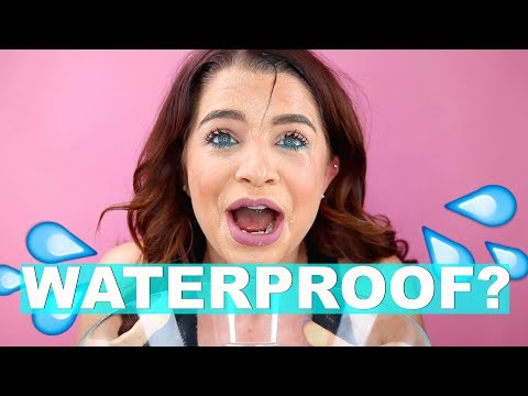 TESTING WATERPROOF MAKEUP!? | FULL FACE OF WATERPROOF MAKEUP