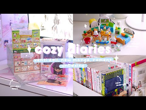 cozy dairies | venti doll, new manga, re-ment unboxing, & more