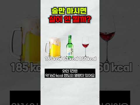 술만 마시면 살이 안 찔까?