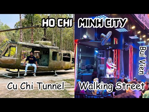 Cu Chi Tunnel & Walking Street in Ho Chi Minh City Vlog | Vietnam