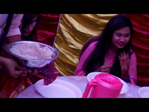 Wedding At Home Meal Time | Wedding Videos | Rupkothar Video