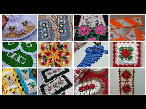 Ideas nuevas, elegantes y hermosas de patrones de crochet hechos a mano para decoraciones del hogar