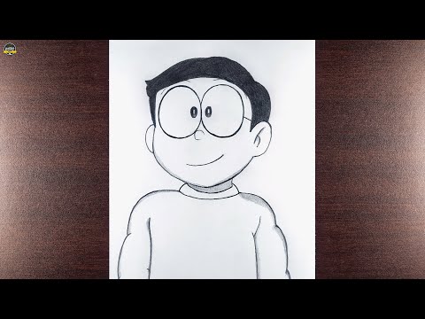 How to Draw Nobita from Doraemon Step by Step || Easy drawing for beginners | Drawing | Sketch