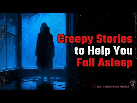 9 HOURS OF SCARY STORIES WITH CALMING RAINSTORM SOUNDS | Creepy Stories to Help you Sleep NO MIDROLL