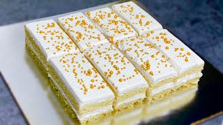 Vanilla Pastry Cake Recipe Without Oven | Vanilla Cake Recipe