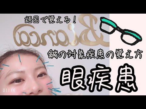 【はりきゅう理論】鍼の対象疾患・眼疾患の覚え方！【Biancaなざと】