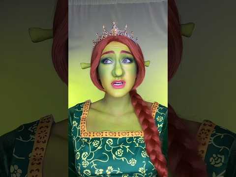 turning myself into Fiona💚 #makeupshorts #fiona #shrekmakeup #makeupartist #sfxmakeuptutorial