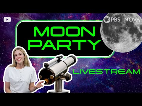 Moon Party 🌕 ✨ Live Telescope View of the Night Sky with Athena Brensberger | NOVA | PBS