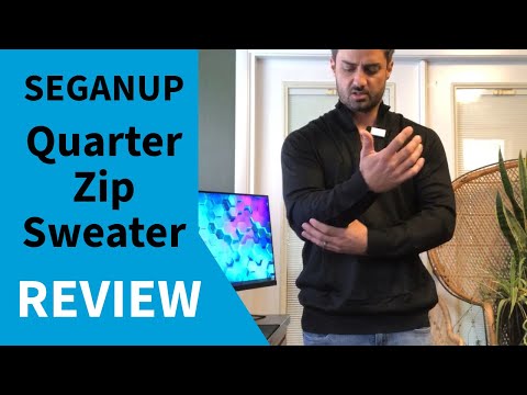 Just what you want to know: SEGANUP Quarter Zip Sweater