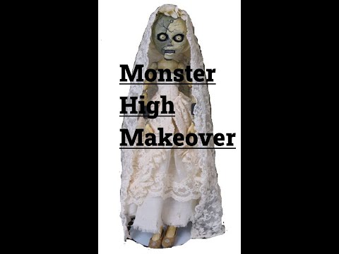 Village Resident Evil Angie Doll Makeover Monster High // #shorts