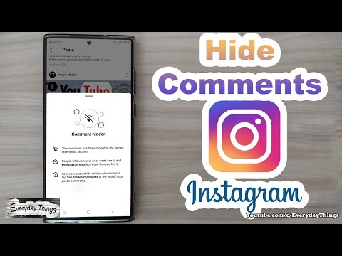 How to Hide Comments on Instagram - Quick Tutorial