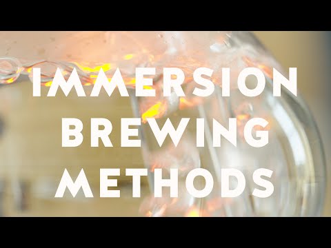 Blue Bottle Coffee Concepts: What Are Immersion Brewing Methods