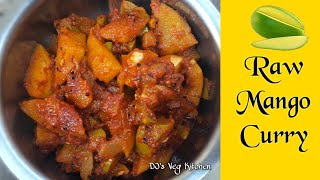 Raw mango curry | keri ki sabji | mango curry for chapathi #shorts