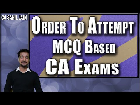 Revised Order Of Attempting CA Exams | CA Sahil Jain