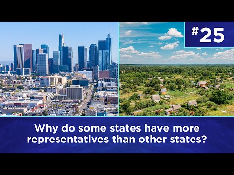 Q25: Why do some states have more representatives than other states?