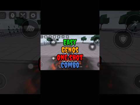 easy Geno's combo#roblox #strongestbattlegrounds#games