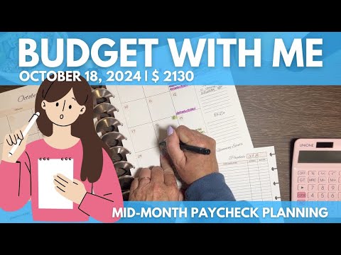 Budgeting planning for our THIRD paycheck in October