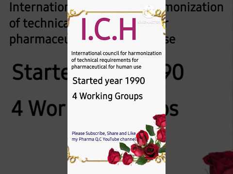 guidelines of ICH || #alcoa #pharmacompanies #ich #qualitycontrol