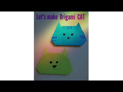 ORIGAMI CAT （CRAFT TIME)