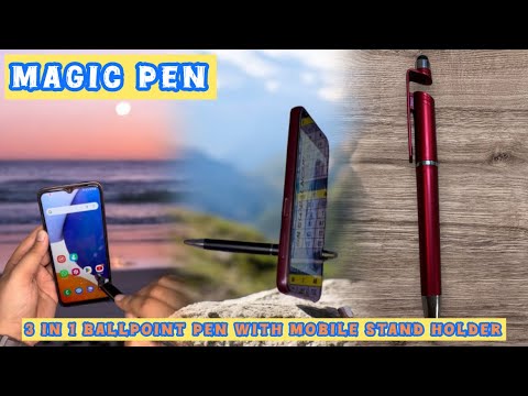 3 in 1 Ballpoint Pen with Mobile Stand Holder|Pen Ho To Aisa Ho| Pen❌ Multi Purpose Pen✅ #pen#ball#