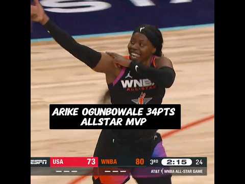 💥 Arike Ogunbowale 2024 All-Star MVP! #caitlinclark #caitlinclarkhighlights  #viral #short #shorts