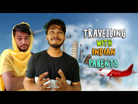 When You Are Travelling With Indian Parents 😵‍💫 #aruj #funny #youtubepartner #shorts