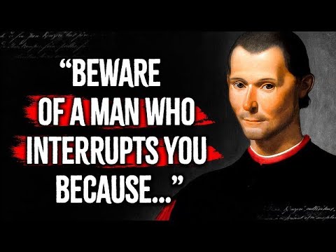 Niccolo Machiavelli's Life lessons Man learn too late in life | life lessons quotes