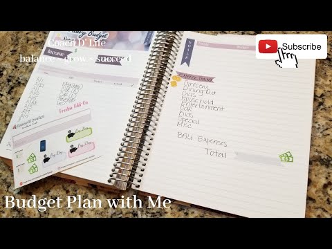 How to Budget Plan in Your Planner| Easy DIY Spread with a Sticker Kit