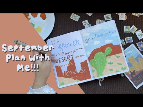 September Plan With Me! | Arizona & Desert Themed