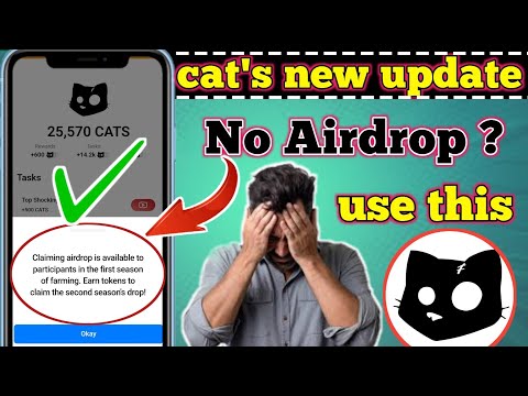 cat's claim request are closed | cats wallet connect problem solution | cat's new update#catsairdrop