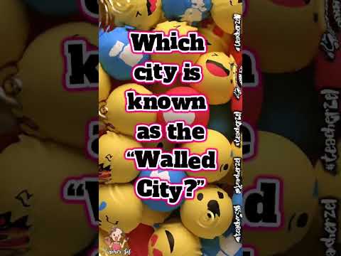 Which City is known as the walled City? #teacherzel #generalknowledge