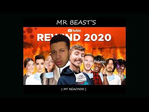 Mr Beast's YouTube Rewind ( MY REACTION )