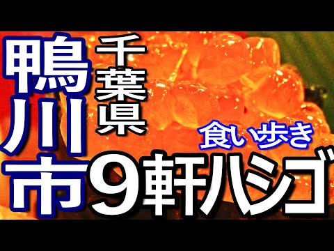 千葉ゆる旅　鴨川市で９軒ハシゴして食い歩き満喫