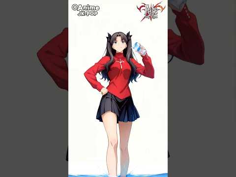 Rin Tohsaka (遠坂 凛) 【Fate/Stay NIght】 AI dance cover #ai #dance #ticktack #illit #shorts