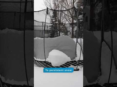 Tough Weather, Tougher Trampoline – See Springfree Withstand Extreme Conditions