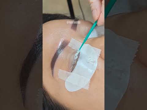 睫毛提升术全过程 Eyelash Lifting (Before After)