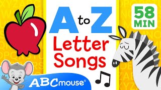 🎵 ABCmouse Alphabet Songs A to Z | 58-Minute Preschool Music Compilation for TV | Learn the ABCs! 🎶