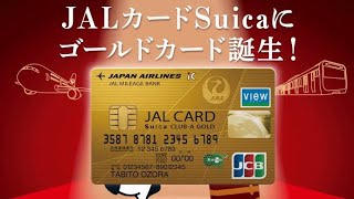 （クレカ特集）ビューカードスイカJAL CLUB Aゴールドカードを紹介