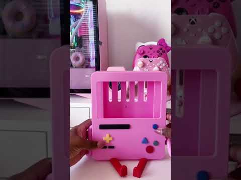 Cute Pink BMO Nintendo Switch Stand | Kawaii Nintendo Switch Accessories