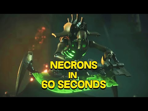 NECRONS and the WAR IN HEAVEN in 60 SECONDS - Warhammer 40k Lore