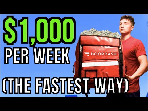 Make $1,000/ Week With Doordash/Uber Eats