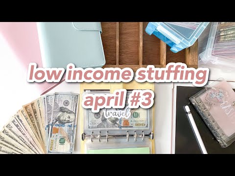 cash envelope stuffing | april #3 | low/variable income budget | sinking funds