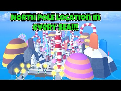 Christmas Event "NORTH POLE" Locations in Every Sea - Blox Fruits