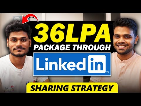 Tier 3 to 36LPA | How LinkedIn helped him in getting 36 LPA package