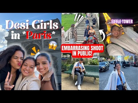 Desi Girl in *PARIS* | Shooting in *Public* Exploring city, shopping