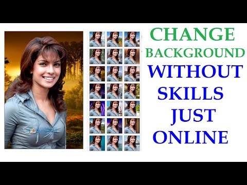 How To Change Photo Background without Photoshop! Chane Photo Background Professionally Online!