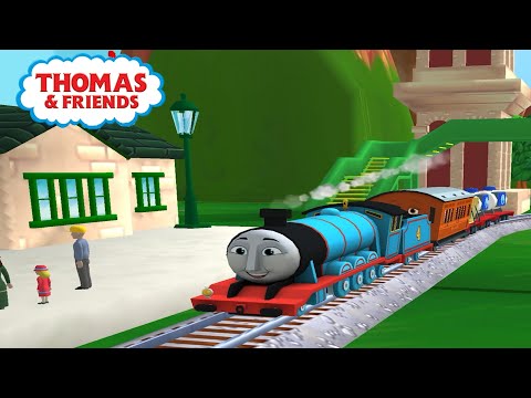 El tren Tomas y sus amigos en español - Gordon y Tomas van de viaje a Sodor. Completo latino.