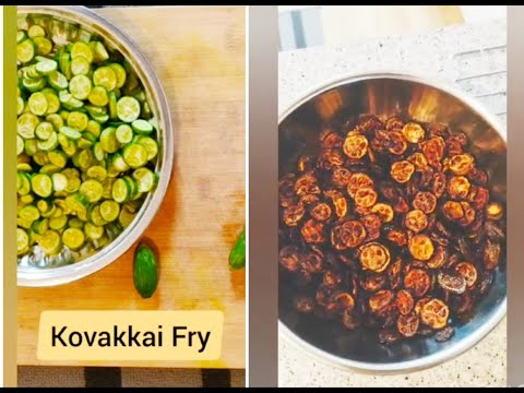 Kovakkai Fry / Ivy Gourd Fry in Tamil