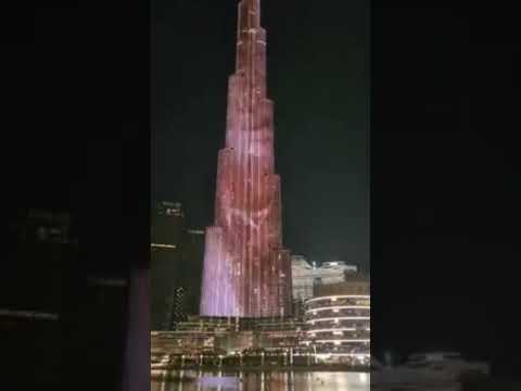 Pathan movie trailer on Burj Khalifa #shorts #ytshorts #wowamazingshorts #burjkhalifa #pathanmovie